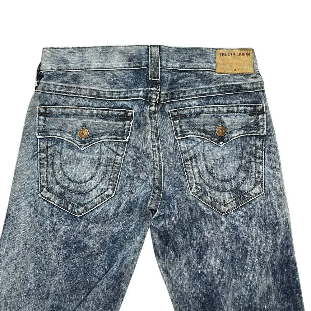 TRUE RELIGION Ricky Acid Wash Jeans Size 31